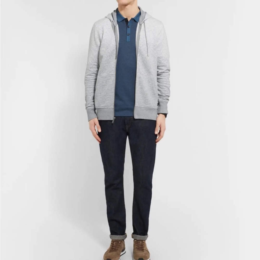 LIKE NEW! Men’s Michael Kors Zip up Hoodie| Color Light Grey| Size Large